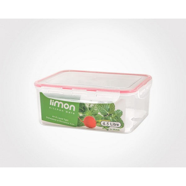 Limon Plastic Storage Container 4.5LTR Product Code;71435