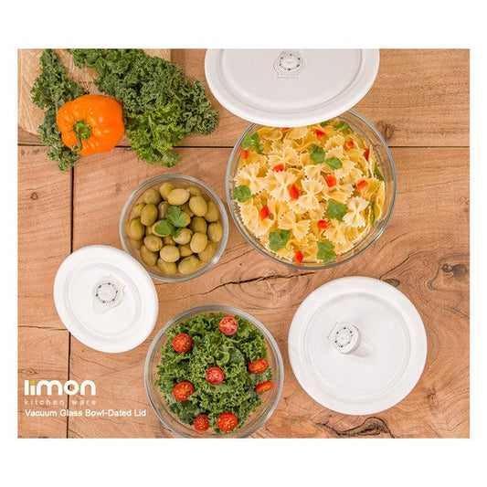 Limon Round GLass Container 3 Pcs Set Product Code: 1230
