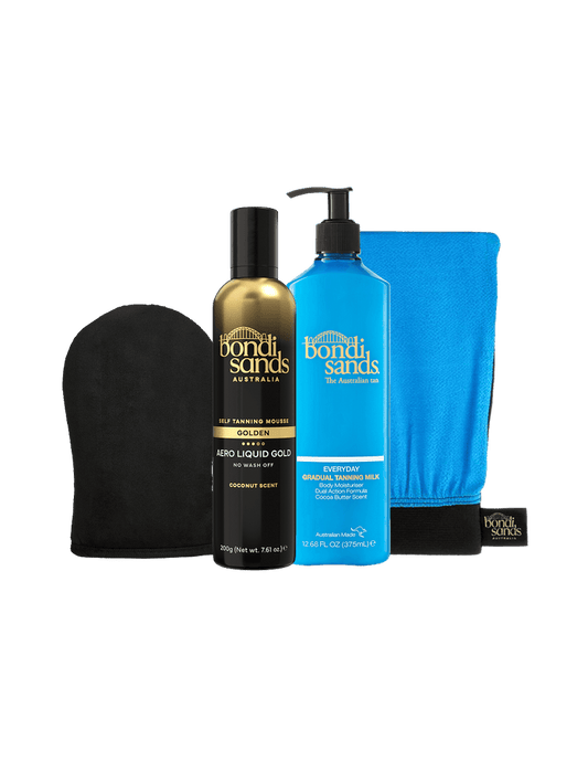 Liquid Gold Aero Self Tanning Mousse Bundle