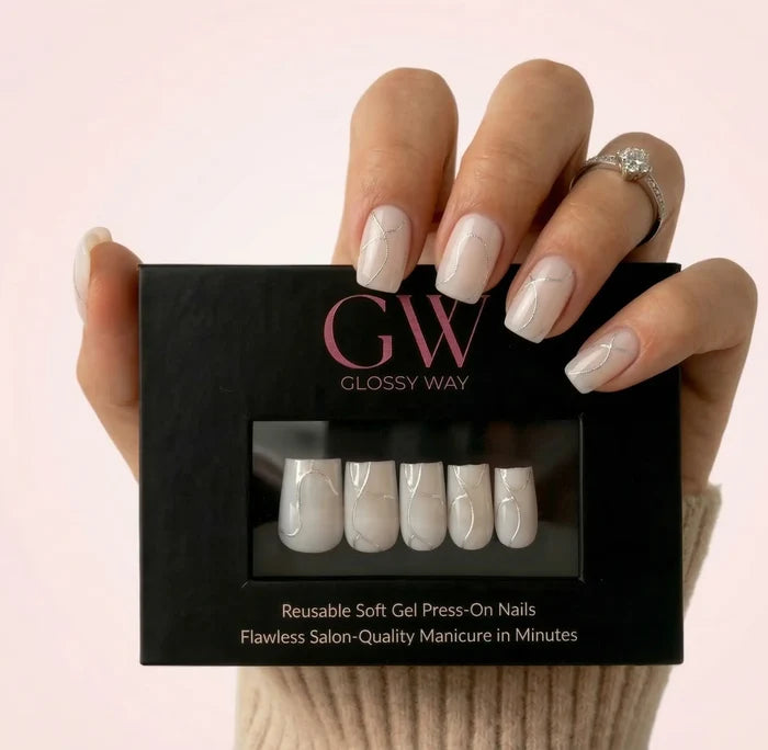 Lumiere press on nails by Glossy Way