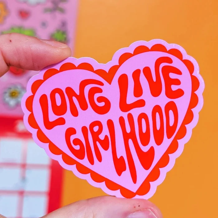 Luxe Trauma 'Long Live Girlhood' Vinyl Sticker