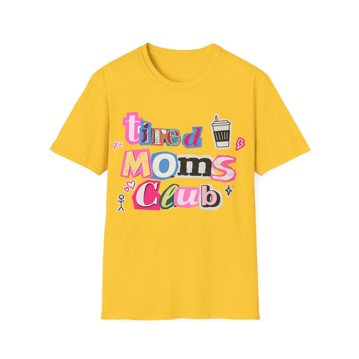 Mama Mom’s Club Graphic T-Shirt — Cute Colorful “Mama Mom’s Club” Design Top
