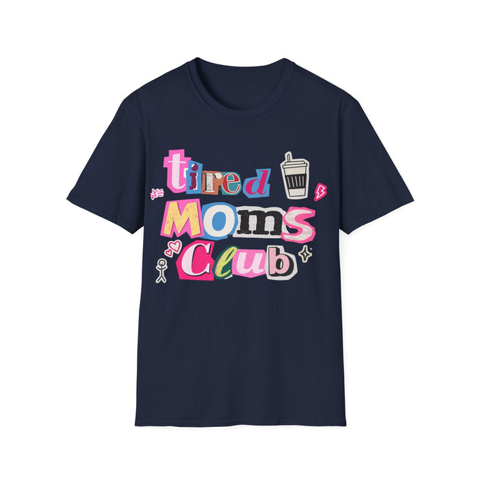 Mama Mom’s Club Graphic T-Shirt — Cute Colorful “Mama Mom’s Club” Design Top