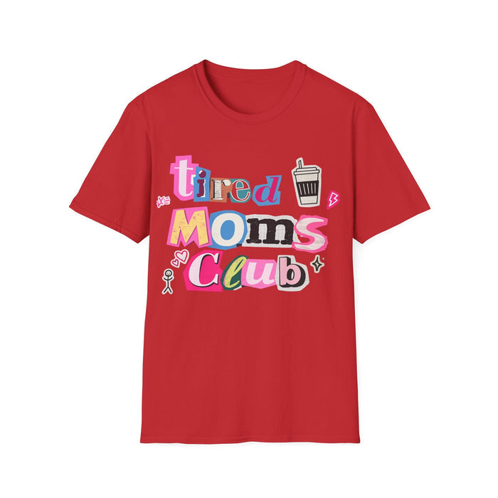 Mama Mom’s Club Graphic T-Shirt — Cute Colorful “Mama Mom’s Club” Design Top
