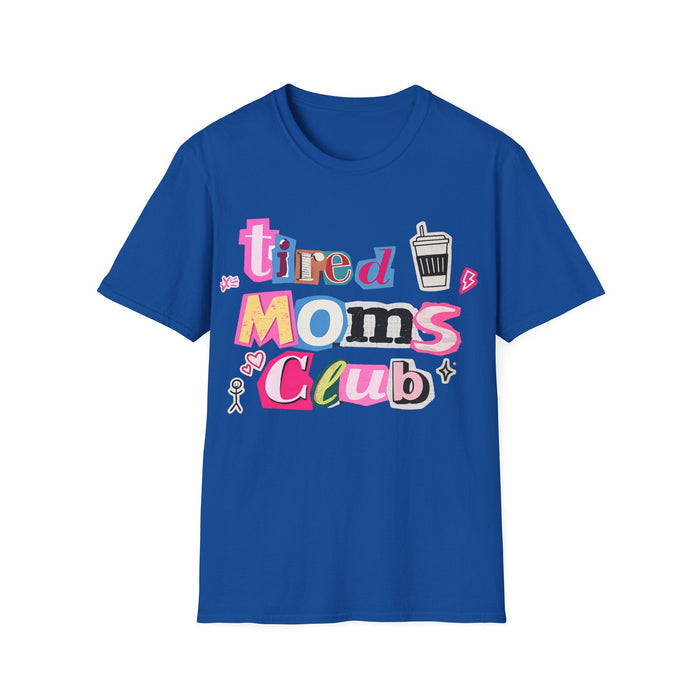 Mama Mom’s Club Graphic T-Shirt — Cute Colorful “Mama Mom’s Club” Design Top