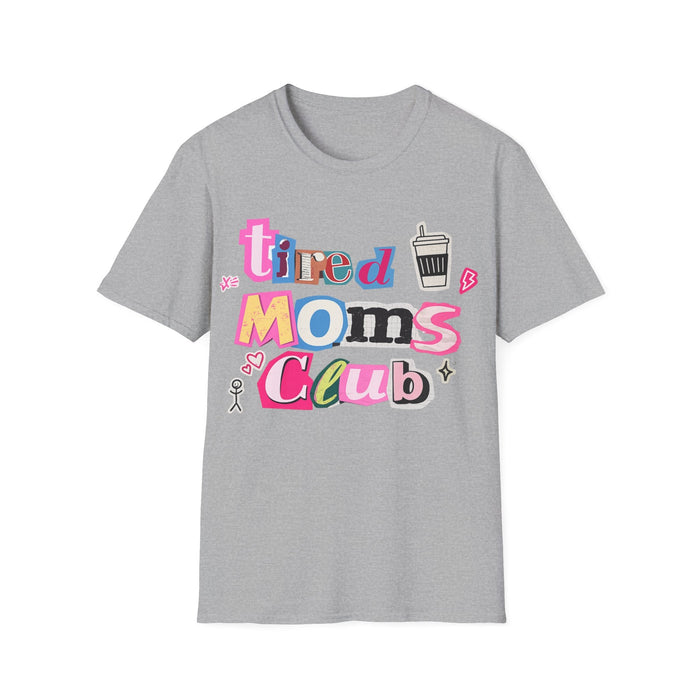 Mama Mom’s Club Graphic T-Shirt — Cute Colorful “Mama Mom’s Club” Design Top