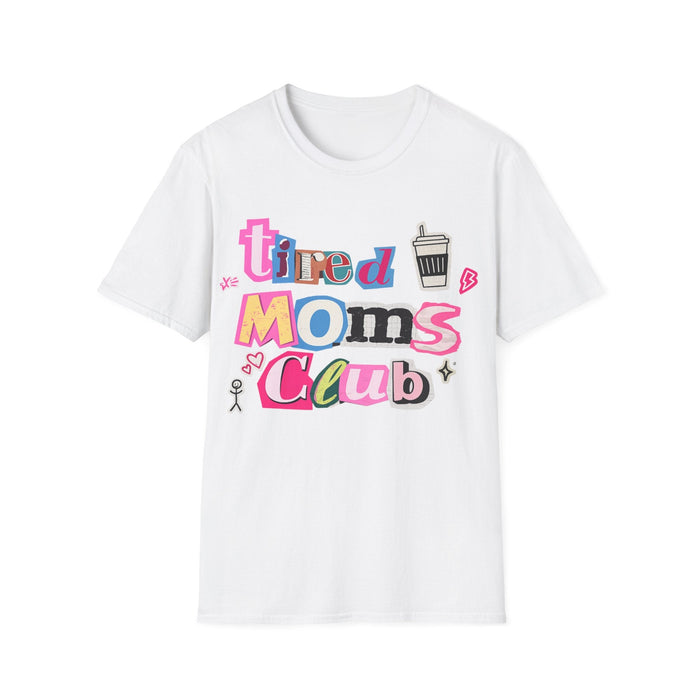 Mama Mom’s Club Graphic T-Shirt — Cute Colorful “Mama Mom’s Club” Design Top