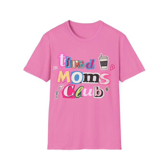 Mama Mom’s Club Graphic T-Shirt — Cute Colorful “Mama Mom’s Club” Design Top