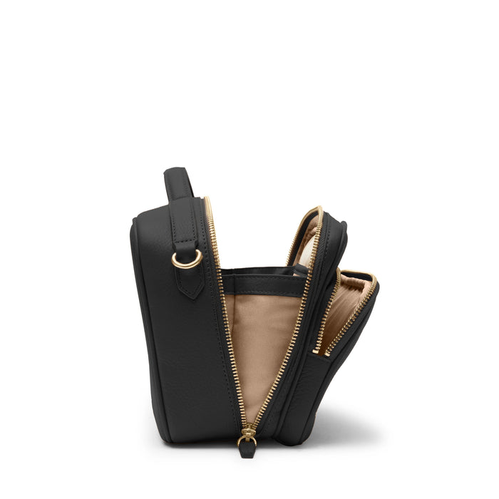 Meadow Large Satchel Black Pebble