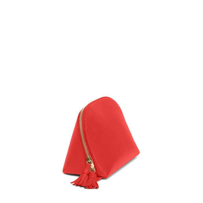 Medium Clamshell Makeup Bag Buoy Red
