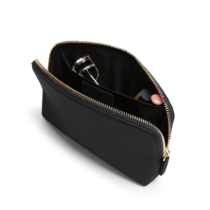 Medium Makeup Pouch Black Pebble