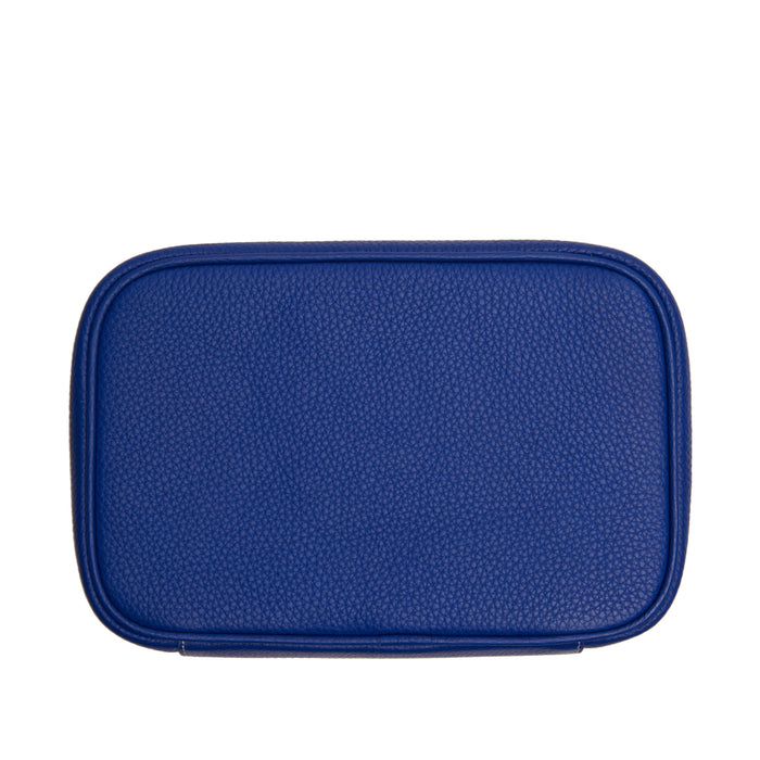 Medium Train Case Sand/Regatta Blue