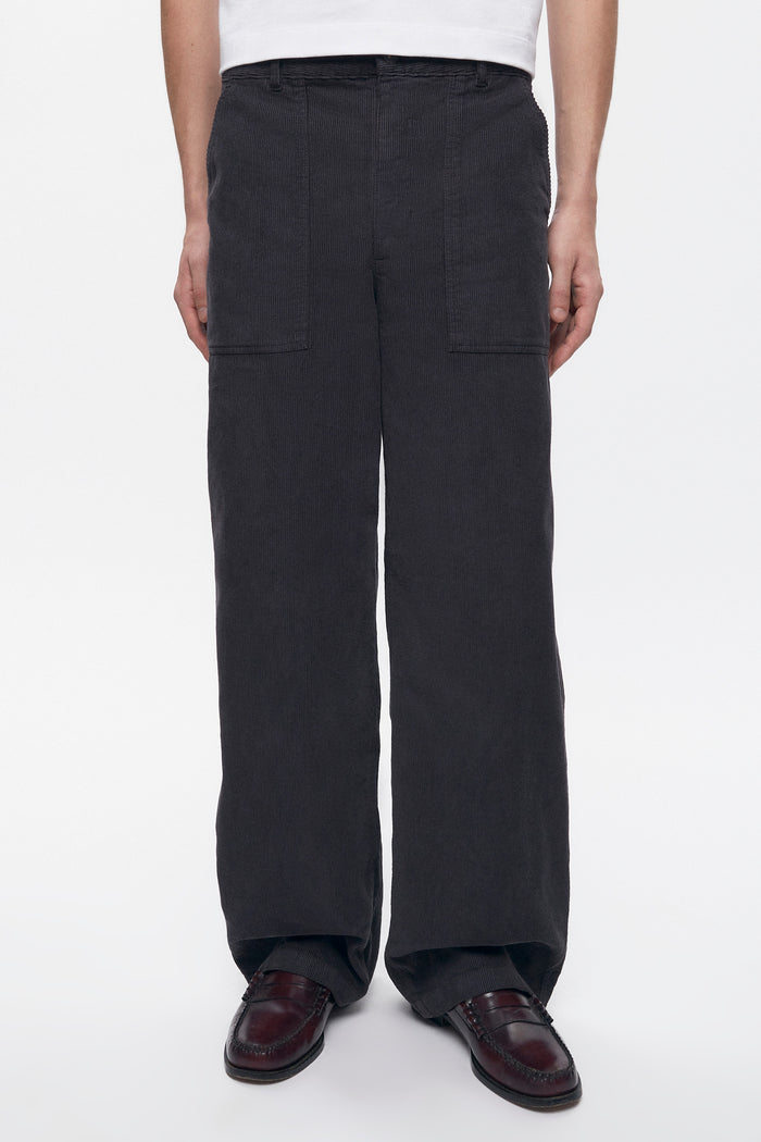 Men's Cord Work Pant in Black
