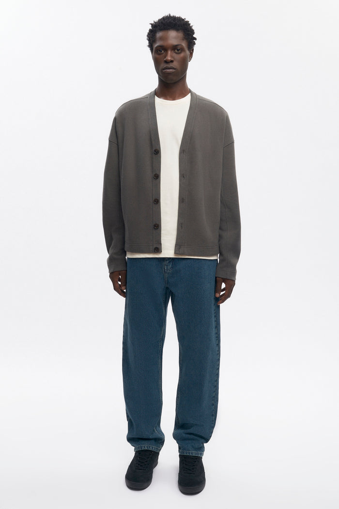 Men's Cozy Cardigan in Beluga