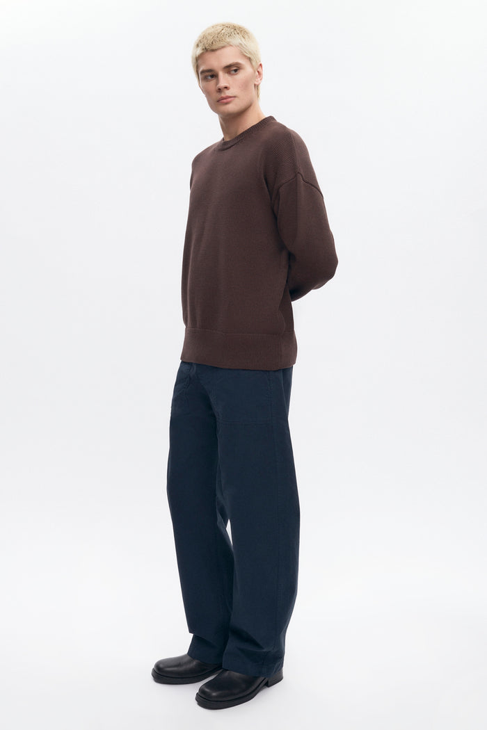 Men's Hamatah Sweater in Coffee Bean