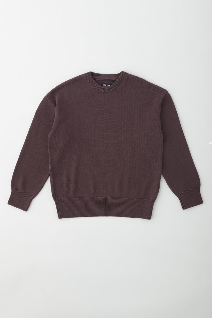 Men's Hamatah Sweater in Coffee Bean