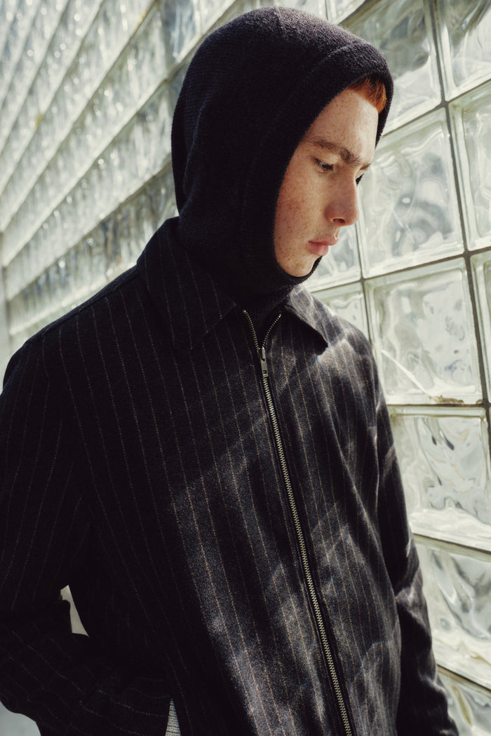 Men's Malik Wool Jacket in Black