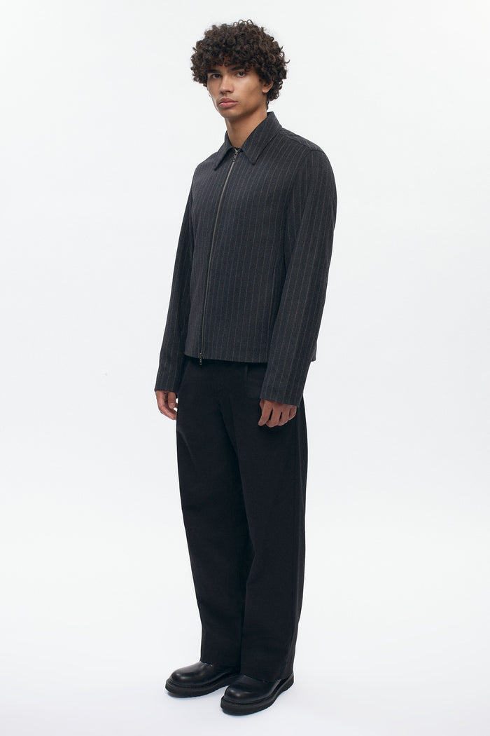 Men's Malik Wool Jacket in Black