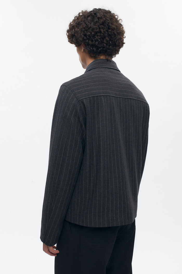 Men's Malik Wool Jacket in Black