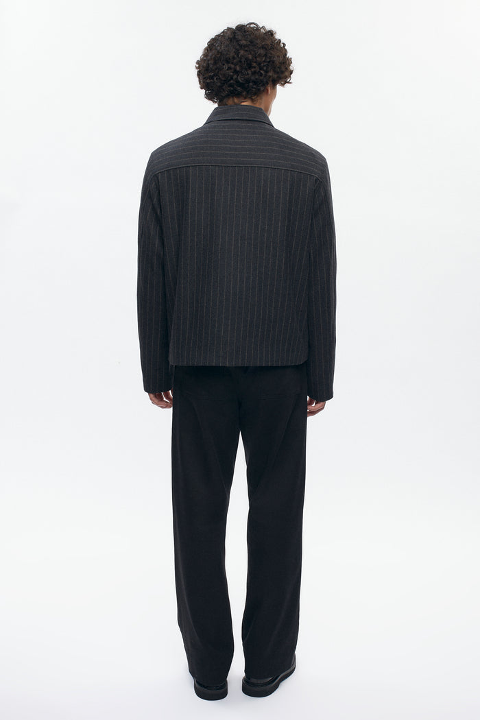 Men's Malik Wool Jacket in Black