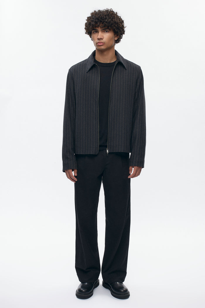 Men's Malik Wool Jacket in Black