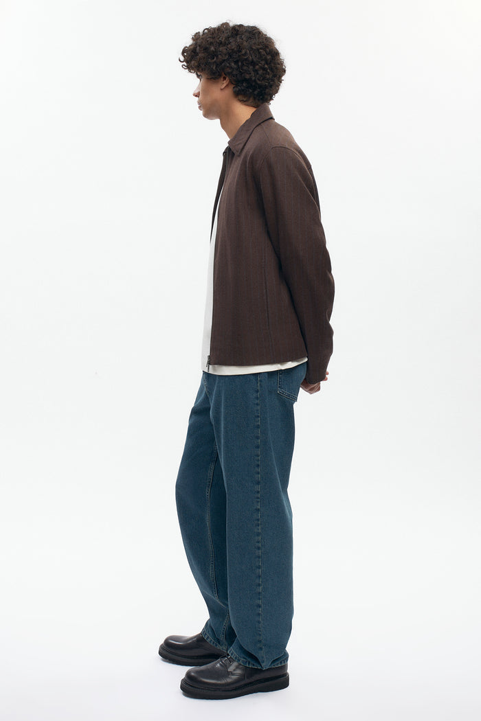 Men's Malik Wool Jacket in Coffee Bean