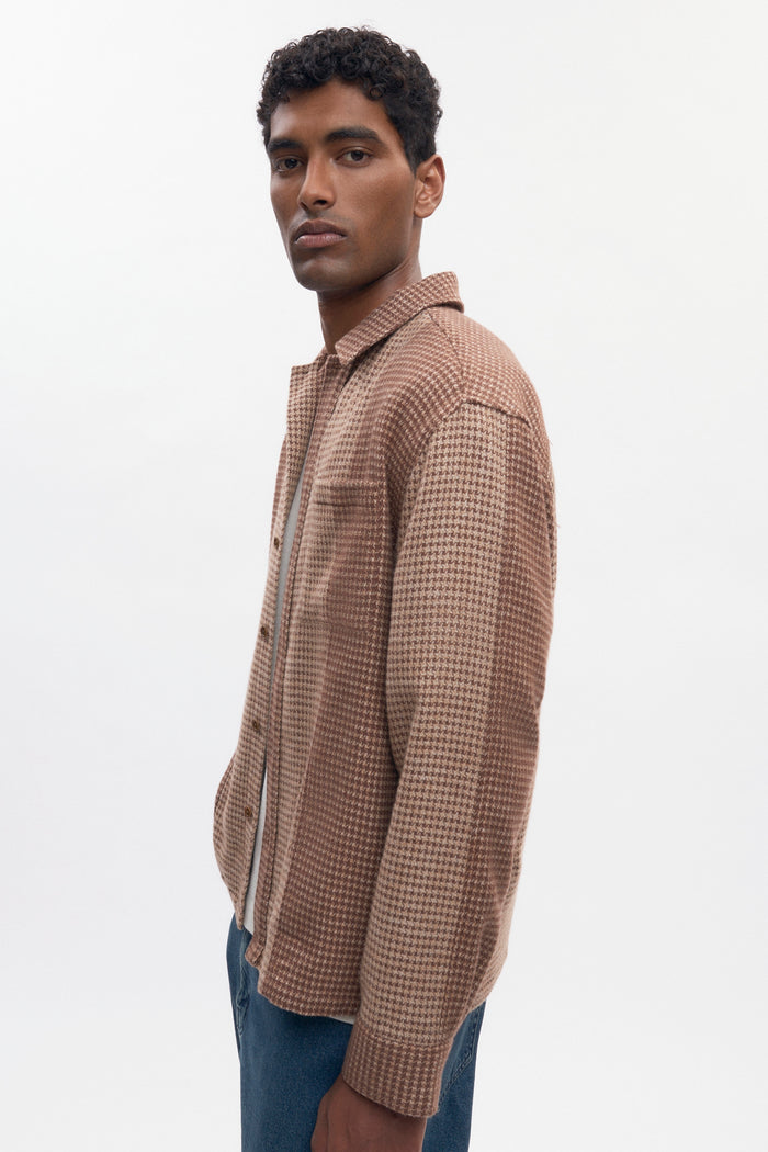 Men's Misr Shirt in Cocoa Mix