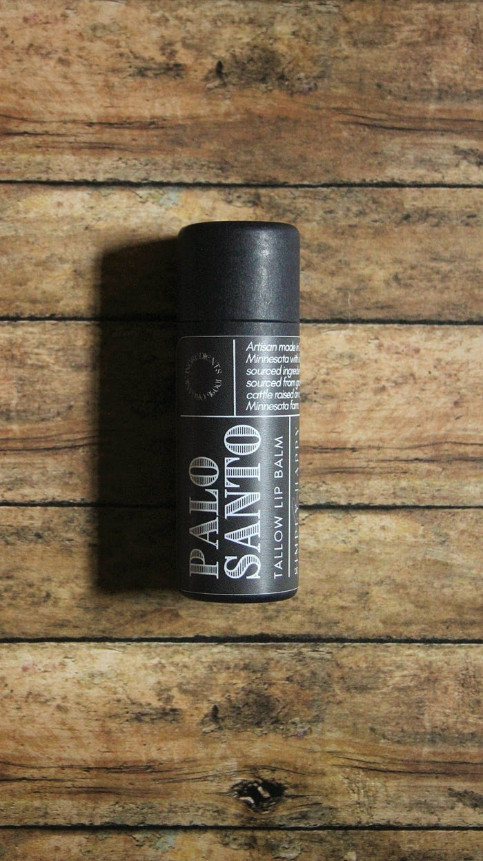 Men's Tallow Lip Balm-Palo Santo .5oz