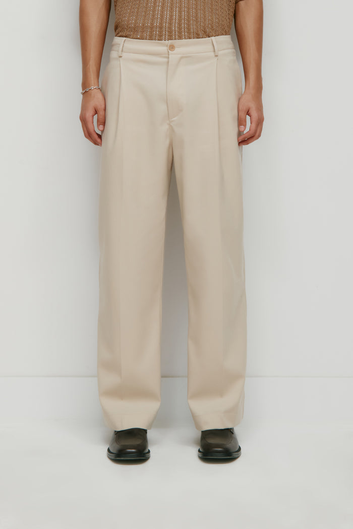 Men's Taym Trouser in Stone