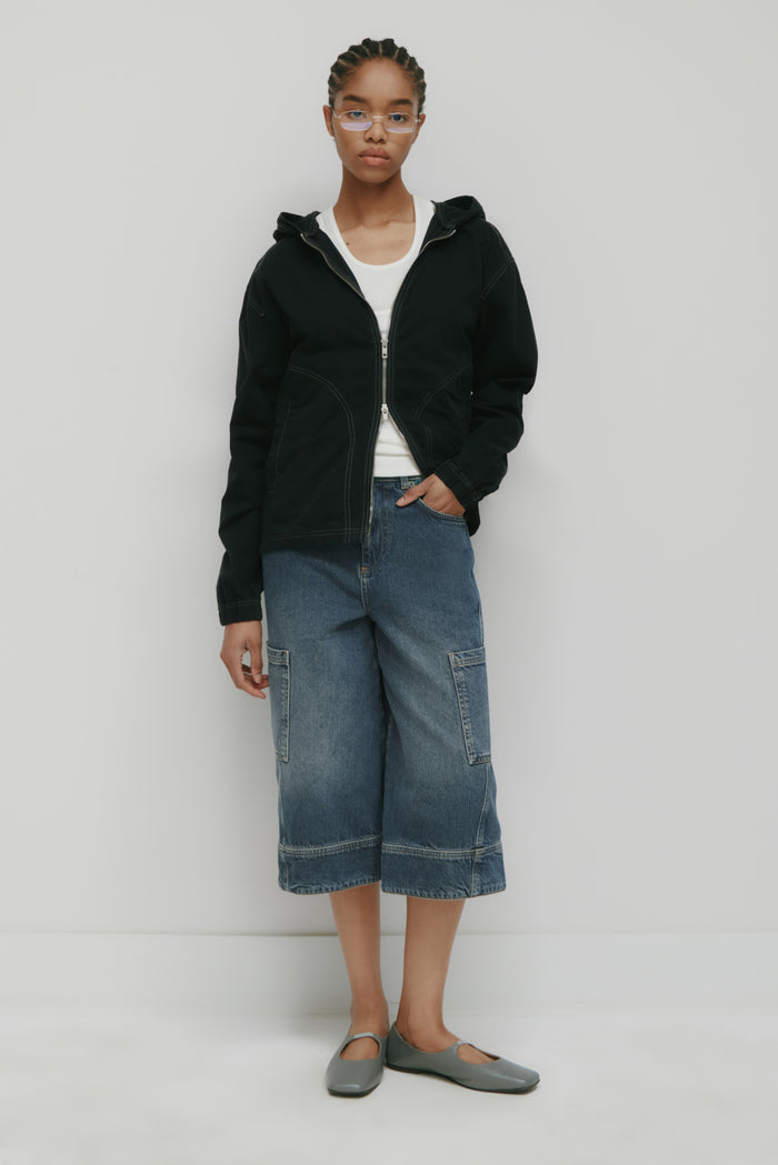 Model is 5’8” and is wearing a size XS.