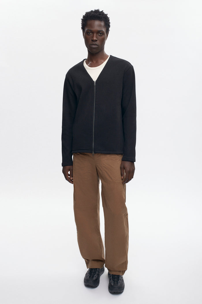 Men's Thebes Cardigan in Black