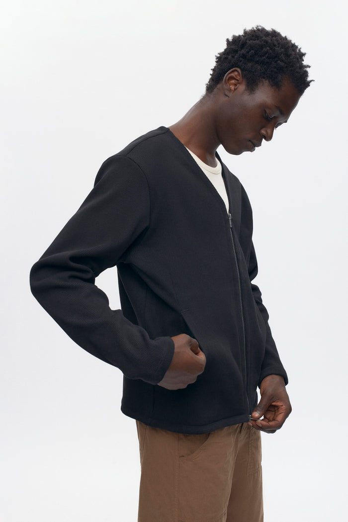 Men's Thebes Cardigan in Black