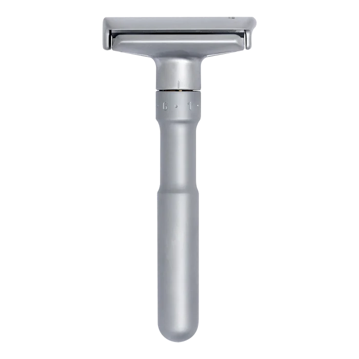 Merkur Futur tradisjonell barberhøvel - Matt krom
