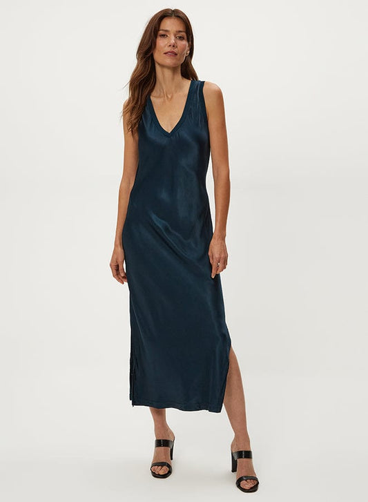 Michael Star Randi V-Neck Midi Dress