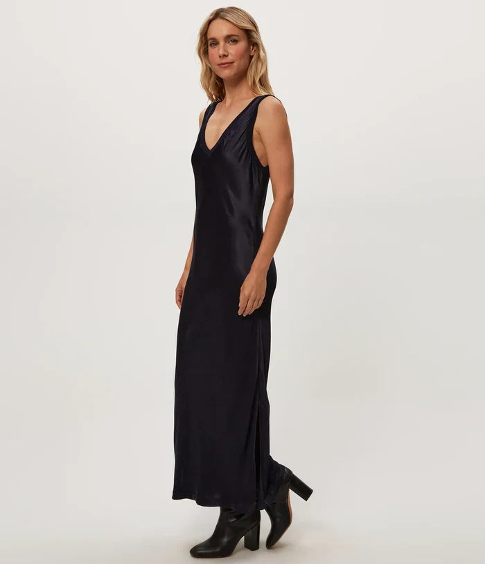Michael Star Randi V-Neck Midi Dress