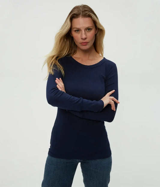 Michael Stars - Kelso Long Sleeve Crew Neck Tee