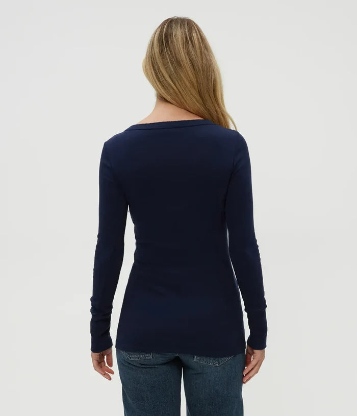 Michael Stars - Kelso Long Sleeve Crew Neck Tee