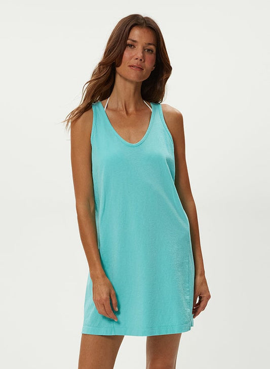CAMILLA MINI SCOOP NECK TANK DRESS