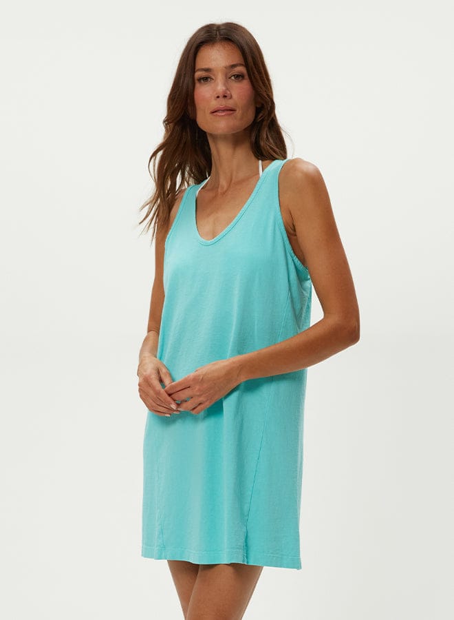 CAMILLA MINI SCOOP NECK TANK DRESS