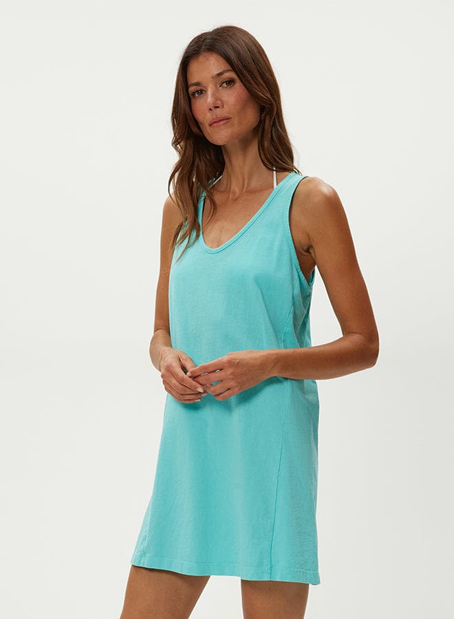CAMILLA MINI SCOOP NECK TANK DRESS