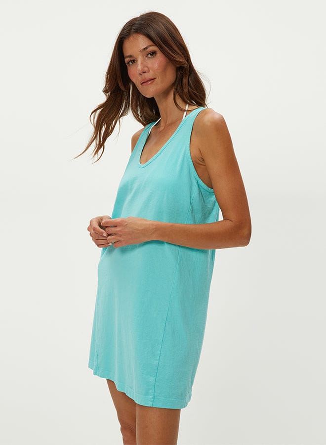 CAMILLA MINI SCOOP NECK TANK DRESS