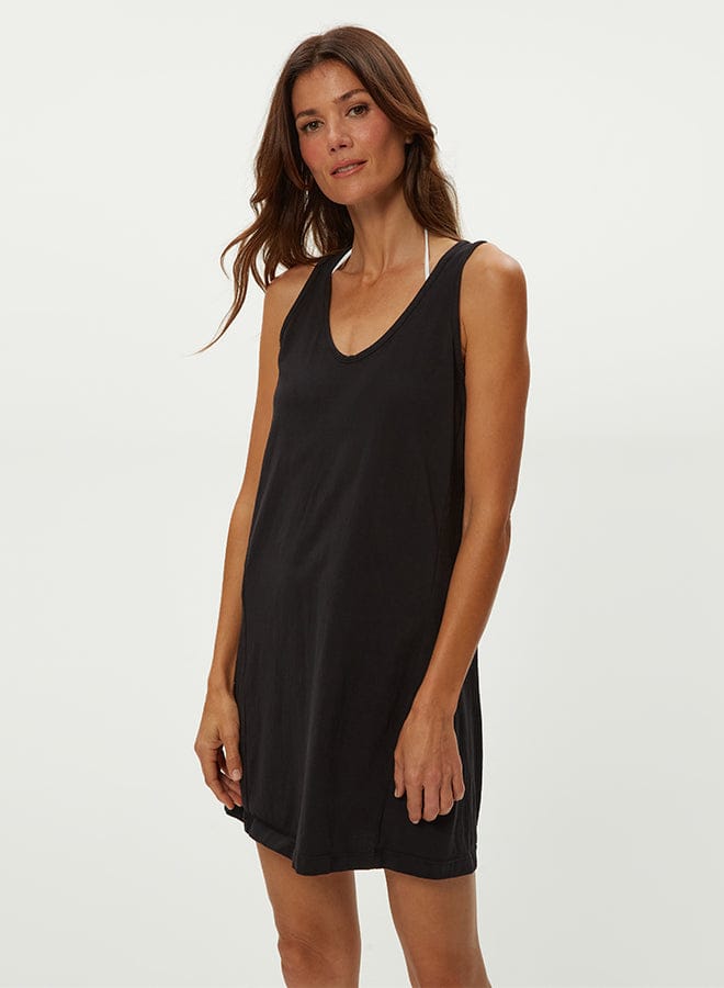 CAMILLA MINI SCOOP NECK TANK DRESS