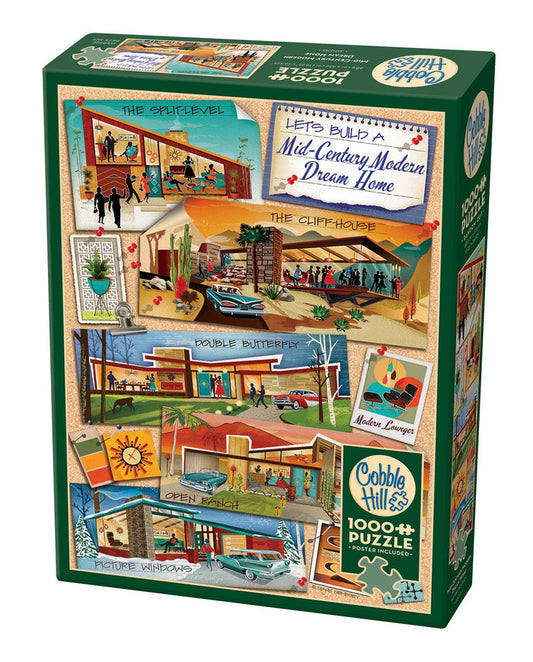 Mid Century Modern Dream Home 1000-Piece Cobble Hill Puzzle