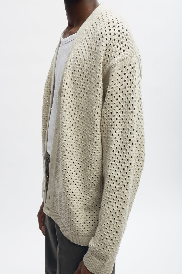 Mina Cardigan in Oat Melange