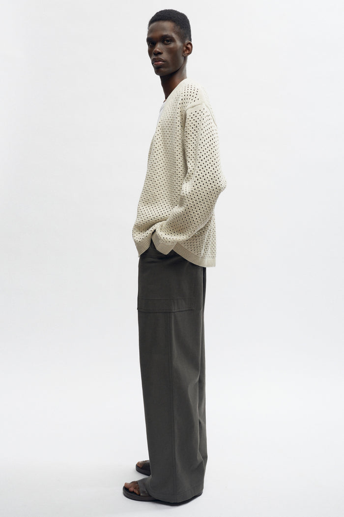 Mina Cardigan in Oat Melange
