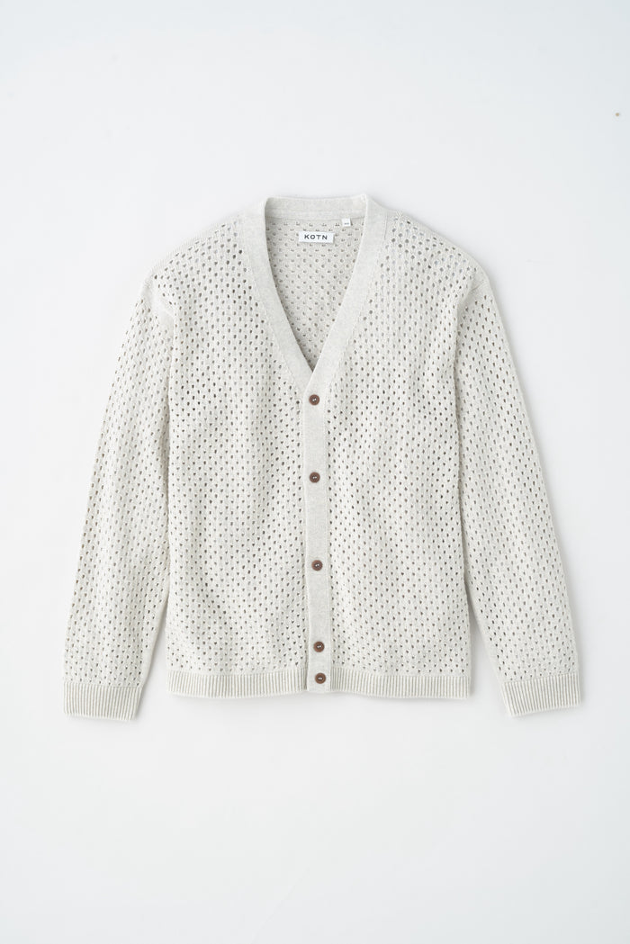 Mina Cardigan in Oat Melange