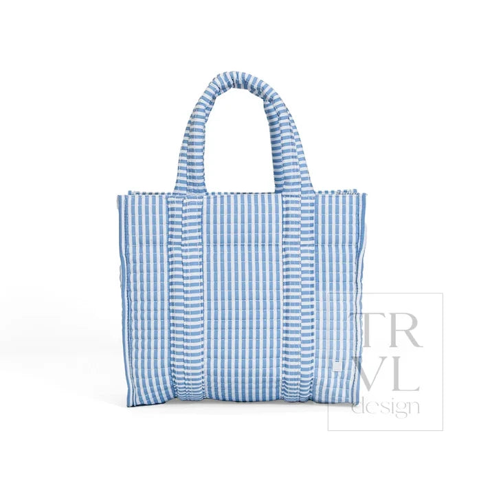 Mini Go Go Tote Chambray Stripe
