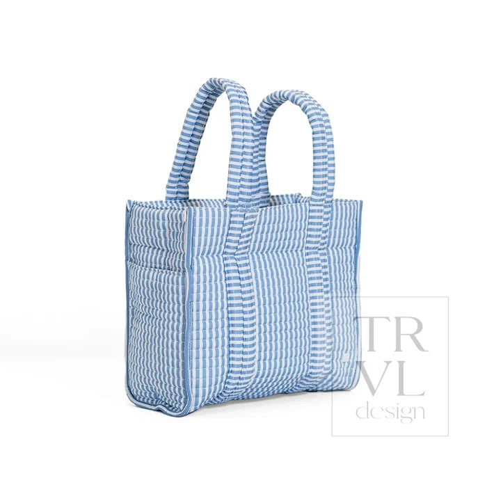 Mini Go Go Tote Chambray Stripe