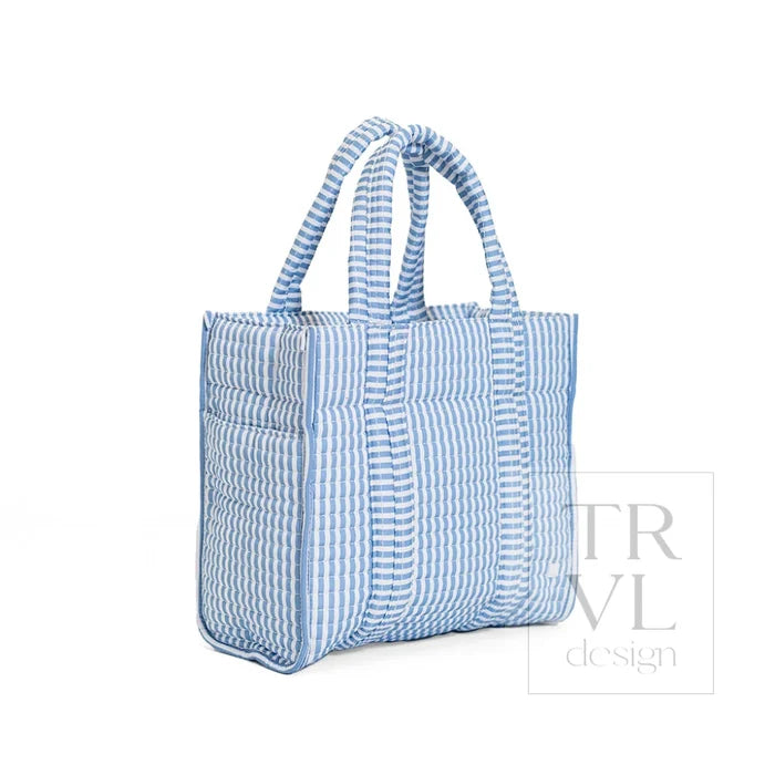 Mini Go Go Tote Chambray Stripe
