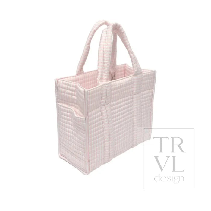 Mini Go Go Tote Pink Stripe